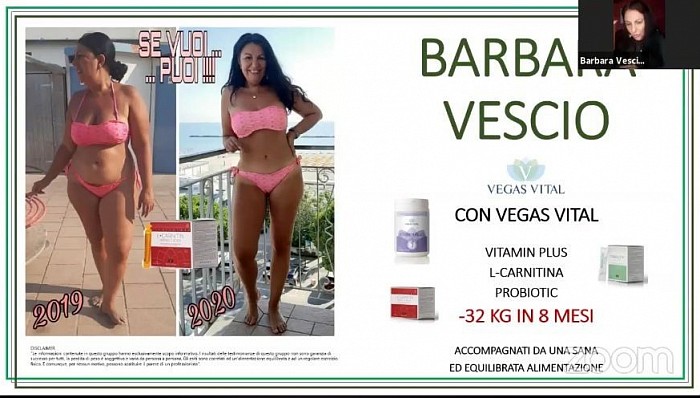 Testimonianza di dimagrimento